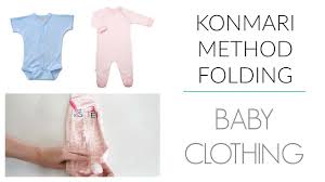 Konmari Method Mairi Kondo Folding Baby Clothing Youtube