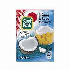 Suzi Wan Riz A La Creme De Coco Et A La Pistache Creme De Coco Sauce Pour Nems Riz A La Creme