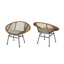 Engle Outdoor Woven Patio Chair With Cushion Rattan Chair Patio Chairs Woven Chair