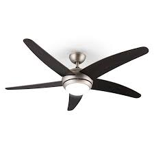 Klarstein Bolero Ventilateur De Plafond 2 En 1 134 Cm Lampe 55 W Pales En Noyer Telecommande