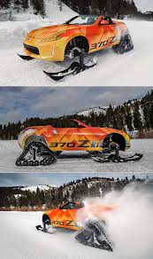 Nissan Transforms 370z Into A Massive Snow Tank Calls It The 370zki Techeblog