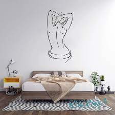 Wall stickers with adults home decor. Naked Woman Vinyl Wall Decal Adult Room Decor Sexy Girl Stickers Mural Living Room Bedroom Bathroom Home Decor Art Wallpapers Wall Stickers Aliexpress