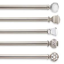 Traverse rods, invented by charles w. Decorative Window Curtain Rods Bed Bath Beyond