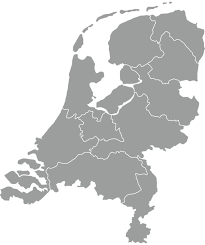 Met een lengte van circa 300 kilometer, grenst nederland in. Kaart Nederland Grijs Branddoormelden