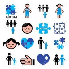 There is a clear problem—the puzzle is in pieces—and it needs to be put together. Autism Awareness Puzzles Autistic Children Vector Blue Icons Set Health Concept Royalty Free Cliparts Vectors And Stock Illustration Image 144597014