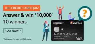 How will i get the personal identification number (pin) for the card? Amazon Credit Card Quiz Answers Win 10 000 Amazon Pay Balance