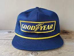 Goodyear Tires 1 In Racing Vintage 90s Snapback Hat Navy Blue Etsy Goodyear Tires Ball Cap Snapback Hats