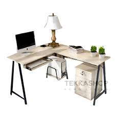 From shop twilighou $ 203.87 free. Tekkashop Gd3692bg Wooden L Shaped Office Computer Desk Corner Desktop Pc Table Beige Tekkashop Furniture Furniture Homewares Lifestyle Destination Malaysia
