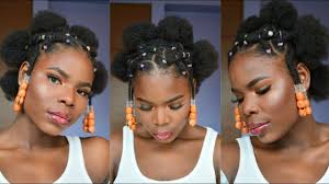 These three items will help keep your as for the hairstyle, medium hair is a lot more manageable. Unplanned Natural Hairstyle Criss Cross Rubber Band Method On Short Natural Hair Youtube