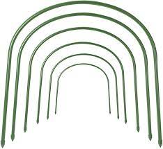 Create your own garden cloches/garden tunnels cover with garden netting, fleece or polythene and your fruit and vegetables will be protected. Amazon Com F O T 6pcs 25 6 X 23 6 Greenhouse Hoops Plant Support Garden Stakes Rust Free Grow Tunnel 4 9ft Long Steel With Plastic Coated Support Hoops Frame For Garden Fabric Plant Support Garden Stakes