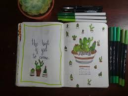 Whether you've been diagnosed with a mood disorder or not, keeping a mood journal is a simple way to cactus theme tracker. March Bullet Journal Setup Bullet Journal Amino
