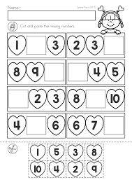 Valentine S Day Math Literacy Worksheets Activities No Prep Kindergarten Valentines Christmas Math Math Literacy