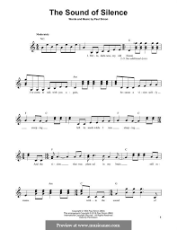 The Sound Of Silence Simon Garfunkel By P Simon On Musicaneo