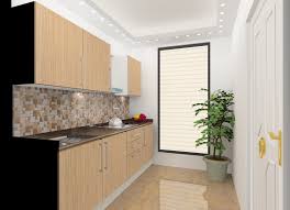 straight kitchen designs