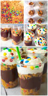 (this is two bags of candy melts, or about 4 cups total). Monster Cookie Pudding Parfaits Pudding Parfait Monster Cookies Colorful Desserts