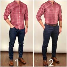 Which Way Would You Wear It Casual Or Dressy Untucked With Jeans And Boots Or Tucked In With Chinos And Mens Casual Outfits Mens Clothing Styles Dressy Shirts