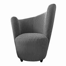 Nathaniel home sara tub chair with ottoman. Grey Contemporary Tub Chair