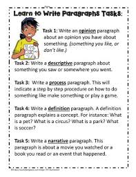 Writing Paragraphs Of Various Types Teaching Activity In 2020 Paragraph Writing Paragraph Writing Worksheets Writing Tasks