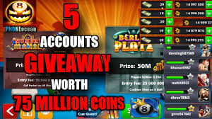 8 ball pool coins market is great! Phoneocean 8 Ball Pool 5 Accounts Giveaway Worth 75 Million Coins