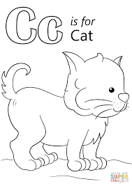 Letter C Is For Cat Coloring Page From Letter C Category Select From 27001 Printable Crafts Of Cartoon Abc Coloring Pages Abc Coloring Letter C Coloring Pages