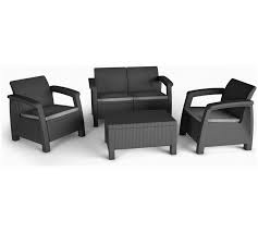 Shop a huge online selection at ebay.com. Buy Keter Bahamas Rattan 4 Seater Garden Lounge Set Graphite At Argos Co Uk Your Online Shop For Garden Table An Garden Table And Chairs Furniture Sofa Set
