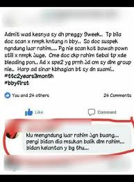 Sebelum memahami tajuk ini, anda perlu kenal pada sistem peranakan wanita yang terdiri daripada uterus (rahim), 2 ovary (kilang telur), 2 fallopian tubes (tiub fallopian), dan vagina. Jumpa Bidan Kononnya Nak Masukkan Balik Kandungan Luar Rahim Takkan Berjaya Kisah Dunia