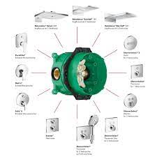 Design duschteller 300 mm super flach. Hansgrohe Grundkorper Ibox Universal Unidomo