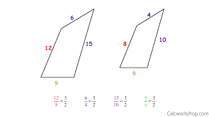 This ratio calculator will accept integers, decimals and scientific e notation with a limit of 15 characters. Similar Polygons Explained W 23 Step By Step Examples