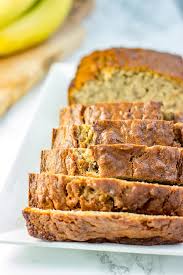 Here is an easy way to use up the bananas on the countertop, or brown ones thrown in the back of the freezer. Five Banana Banana Bread Nourish And Fete