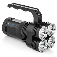 Black And Decker Led Flashlight Worlds Brightest Spotlight 4000 Lumen High Power Led Rechargeable Spotlight Portable And Easy To Carry Re Power Led Tactical Led Flashlight Higher Power