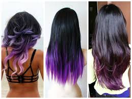 This purple ombre comes in its most original version. 19 Medium Length Purple Hair Highlights In Blonde Hair