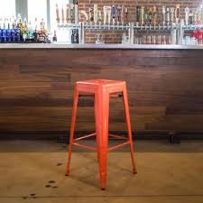 orange bar stools kitchen & dining