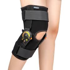 May unlock knee brace for ambulation when good quad control achieved . Nvorliy Hinged Rom Knee Brace Adjustable Knee Immobilizer Support For Arthritis Acl Pcl Meniscus Tear Tendon Osteoarthritis Post Op Recovery Leg Stabilizer For Men Women Buy Online In Guam At