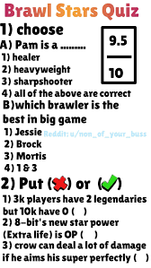 Créé par nejikee le 29 oct. Brawl Stars Quiz Brawlstars