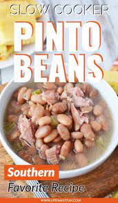 Add the onion, cumin, salt, pepper, and garlic and stir to combine. Slow Cooker Pinto Beans With Ham Bone A Southern Favorite Recipe