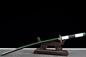 The blade has japanese characters that translate to destoryer of demons. Caesars Sword Inspired By Shinazugawa Sanemi From Demon Facebook