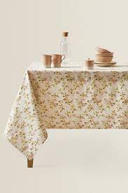 CHERRY PRINT RESIN-COATED TABLECLOTH - Pinks | ZARA United States