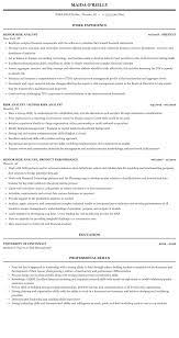 Operational risk analyst job description, duties and responsibilities. Senior Risk Analyst Resume Sample Mintresume