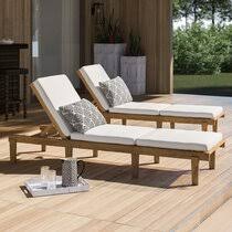 Modway shore outdoor chaise lounger (set of 2). Set 2 Outdoor Chaise Lounge Chairs You Ll Love In 2021 Wayfair