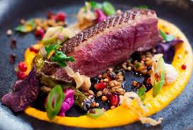 Magret De Canard Roti Puree Legere De Carottes Et Endive Braisee Picture Of Les Saisons Paris Tripadvisor