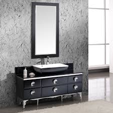 Great savings & free delivery / collection on many items. 59 Black And White Vanity W Mirror Faucet Fvn7716bl