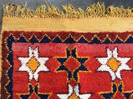 Jahrgang Teppich 5 0 X 3 5 Ft 151 X 105 Cm Halb Antike Boho Boho Stil Marokkanischen Stammes 5 X 3 Teppich Rot Weiss Orange Blau Tribal Rug Berber Rug Moroccan Berber Rug