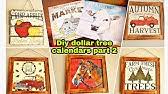 Farmhouse diy bless this farm 2021 calendar; 3 Easy Dollar Tree 2021 Calendar Diys Youtube