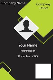 Free lifetime support, printer rentals Id Card Six Front Id Card Template Business Card Design Minimal Identity Card Design