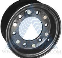 8x3 6-Hole Two-Piece Split Wheel for 5.00-8 Forklift Tire (CAT, Toyota, Komatsu Mitsubishi, Nissan, Others)