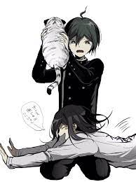 Shuichi and kokichi official art. Shuichi Saihara Kokichi Ouma Kokichi Ouma Danganronpa Funny Danganronpa