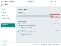 How To Run A Scan Task In Kaspersky Anti Virus 2018