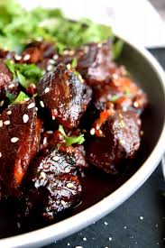 You can also try this recipe with chicken or shrimp. Honey Garlic Baked Pork Bites Lord Byron S Kitchen