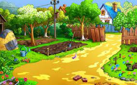 Desktop Cartoon Fruits Images Download Cartoon Background Farm Cartoon Cartoon Wallpaper