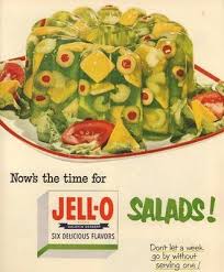 Put on that ugly holiday sweater. J E L L O Salad A K A Pretzel Jell O Salad Jello Salad Jello Recipes Retro Recipes